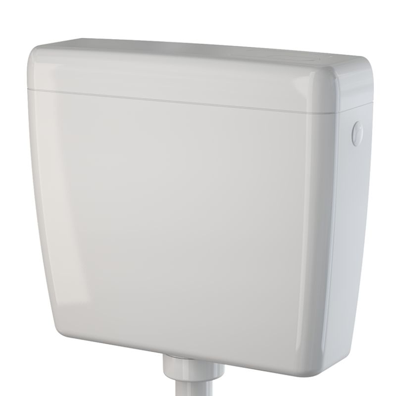 autoclismo parede exterior pvc silencioso sanita dupla descarga