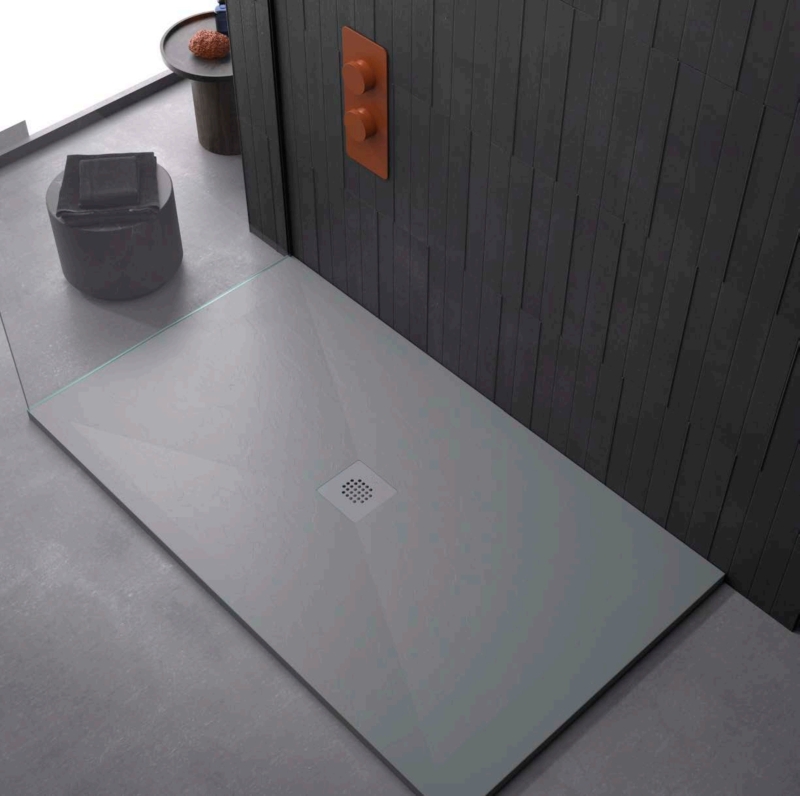Base Carga Mineral Gelcoat Resina grelha ao centro cinza
