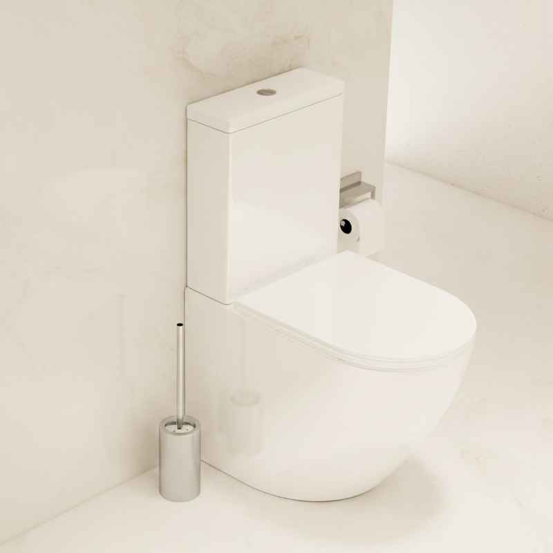 Sanita de chão encostar à parede com sistema descarga tornado design ovalizado Bold